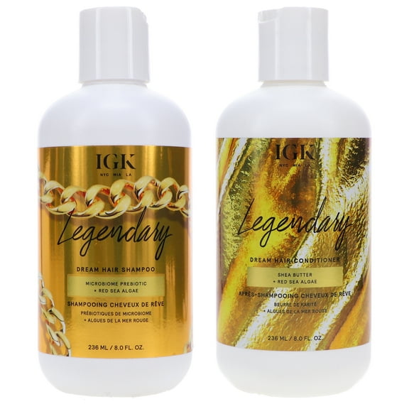 IGK Legendary Dream Hair Shampoo 8 oz & Conditioner 8 oz Combo Pack