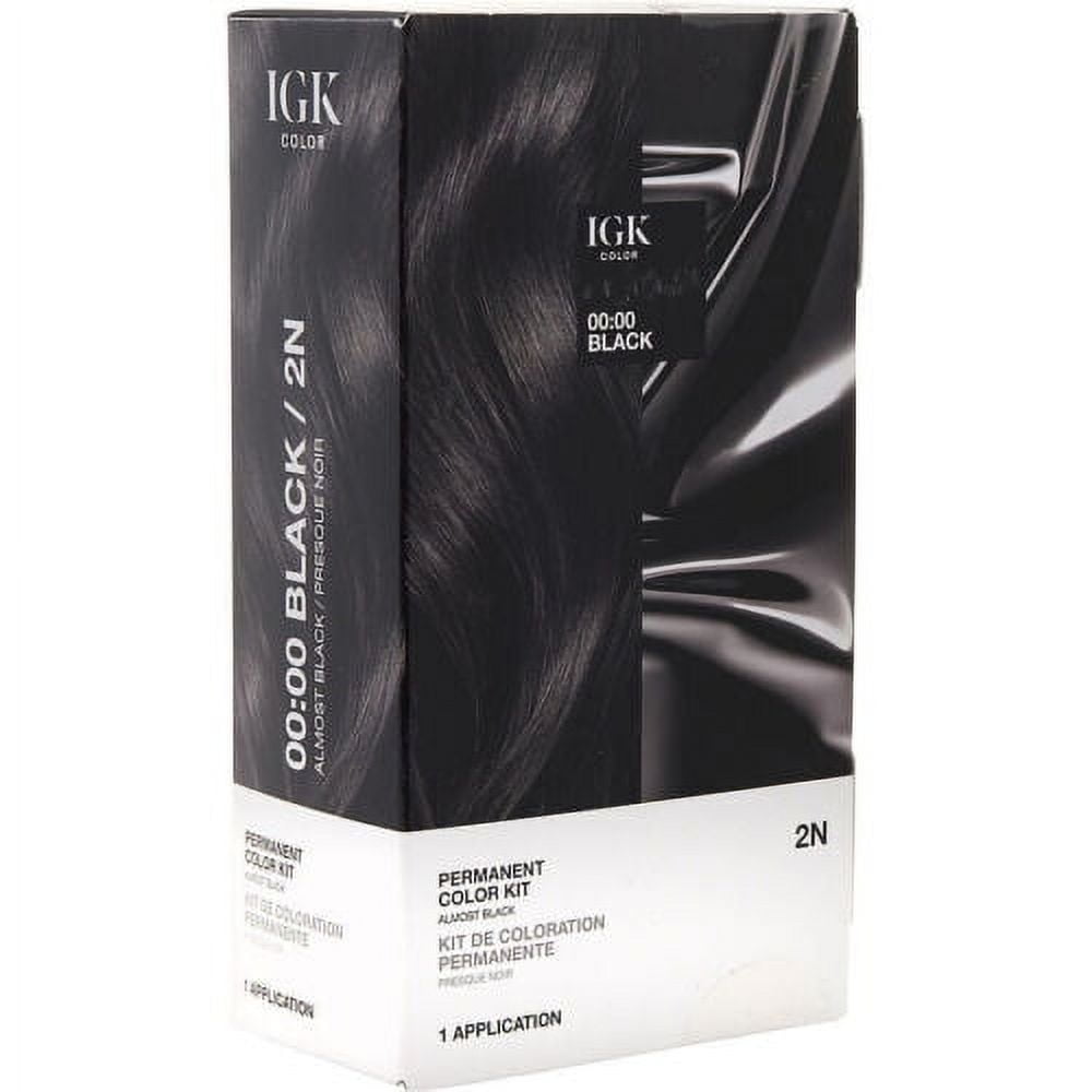 IGK Permanent Color Kit 2N 00:00 Black IGK Permanent Color Kit 2N 00:00 Black