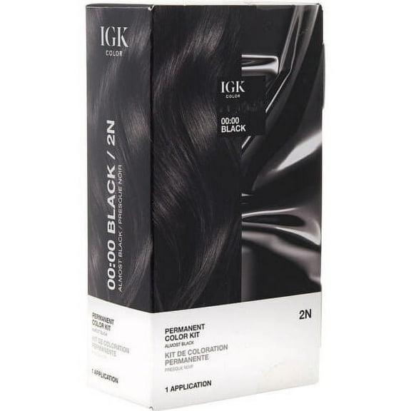 IGK Permanent Color Kit - 2N Black