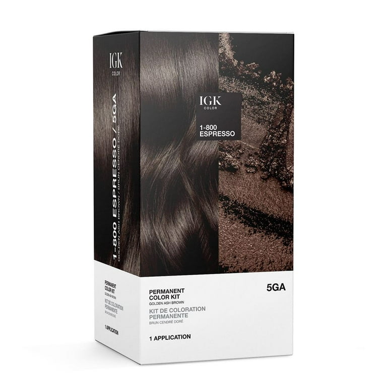 IGK - Permanent Color Kit - 1-800 Espresso 5GA - Walmart.com