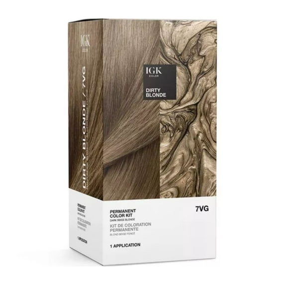 IGK Permanent Color Kit - 7Vg Dirty Blonde