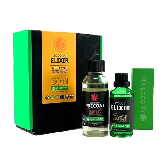 IGL Ecocoat Elixir Ceramic Coating Kit (50ml) One Layer High Slick