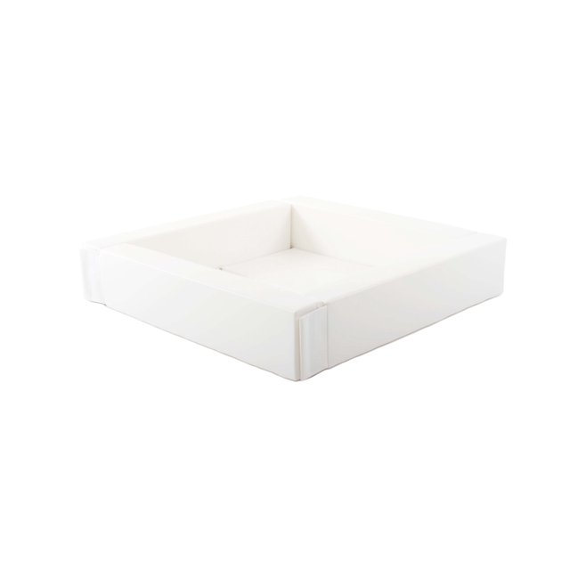 IGLU Soft Play Square Foam Ball Pit for Toddlers, White