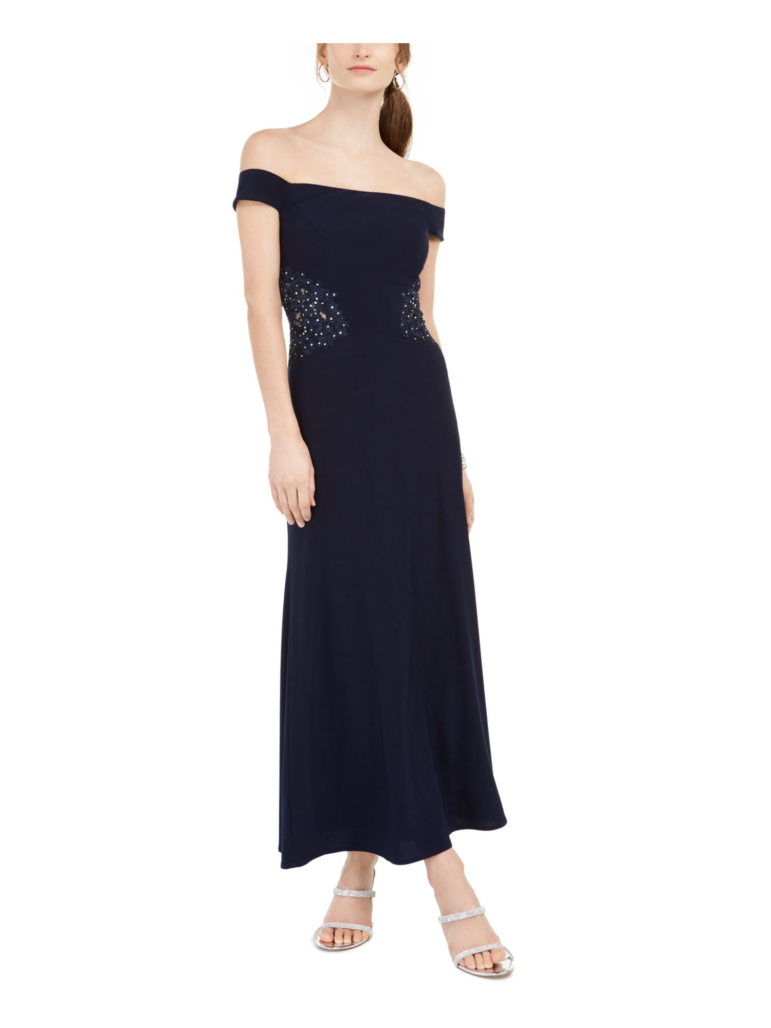 Ignite evenings floral top print ball gown