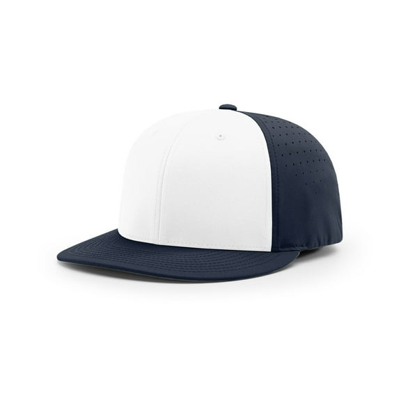 Richardson PTS30 Lite R-Flex Caps - White Navy Alt