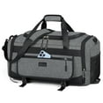 thumbnail image 1 of IGOLUMON Gym Bag for Men 55L Sports Duffel Bags Gym Duffle Bag Women with Shoe Compartment & Wet Pocket Water Resistant Travel Duffel Bag Lightweight Weekender Overnight Bag gGray, 1 of 9