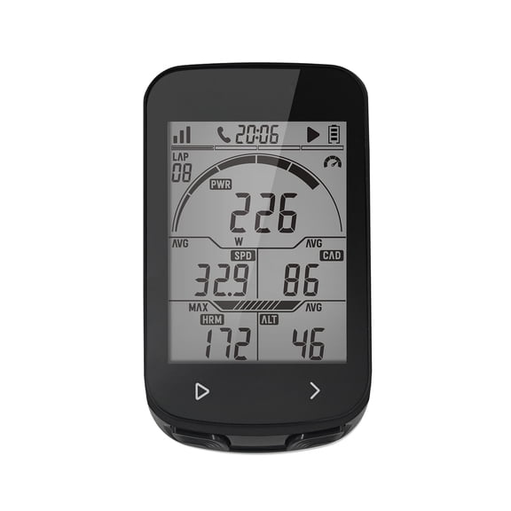 IGPSPORT GPS Bike Computer Waterproof Wireless Cycle Smart Computer Speedometer 5 Satellite System 2.6 inches / 6.6 cm Large Screen
