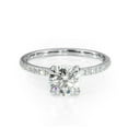 thumbnail image 1 of IGS Certified 2.50 Ct Stunning Solitaire Round Diamond Bridal Rings Solid 18K White Gold Size 8, 1 of 8