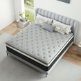 thumbnail image 1 of IGUANNA 12 Inch Full Gel Memory Foam Hybrid Mattress Pocket Spring In A Box Medium Firm, 1 of 7
