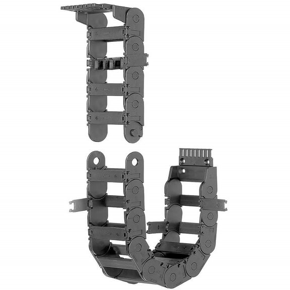 IGUS Cable Carrier, Med, Open, OW2.87In / 73mm 250-05-100-0-4