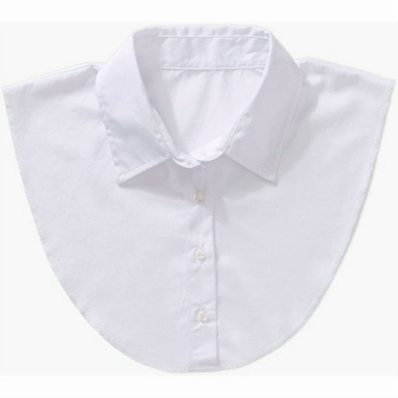 IGotCollared Detachable Dickie Collar Cotton Blend Button-Up Shirt (Women's)