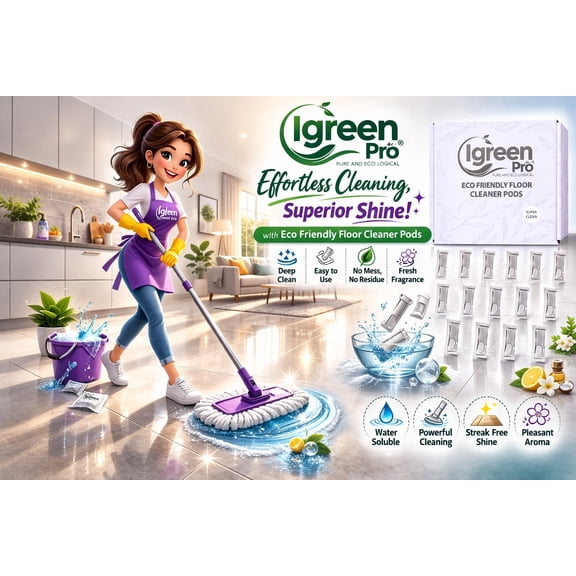 IGreen Pro Floor Cleaner In Water Soluble Packs