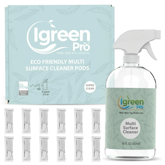 IGreen Pro Multi Surface Cleaner In Water Soluble Packs or Pods