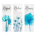 thumbnail image 1 of IH Casa Decor MDF Wall Sign Relax Renew Refresh - Set of 3, 1 of 4