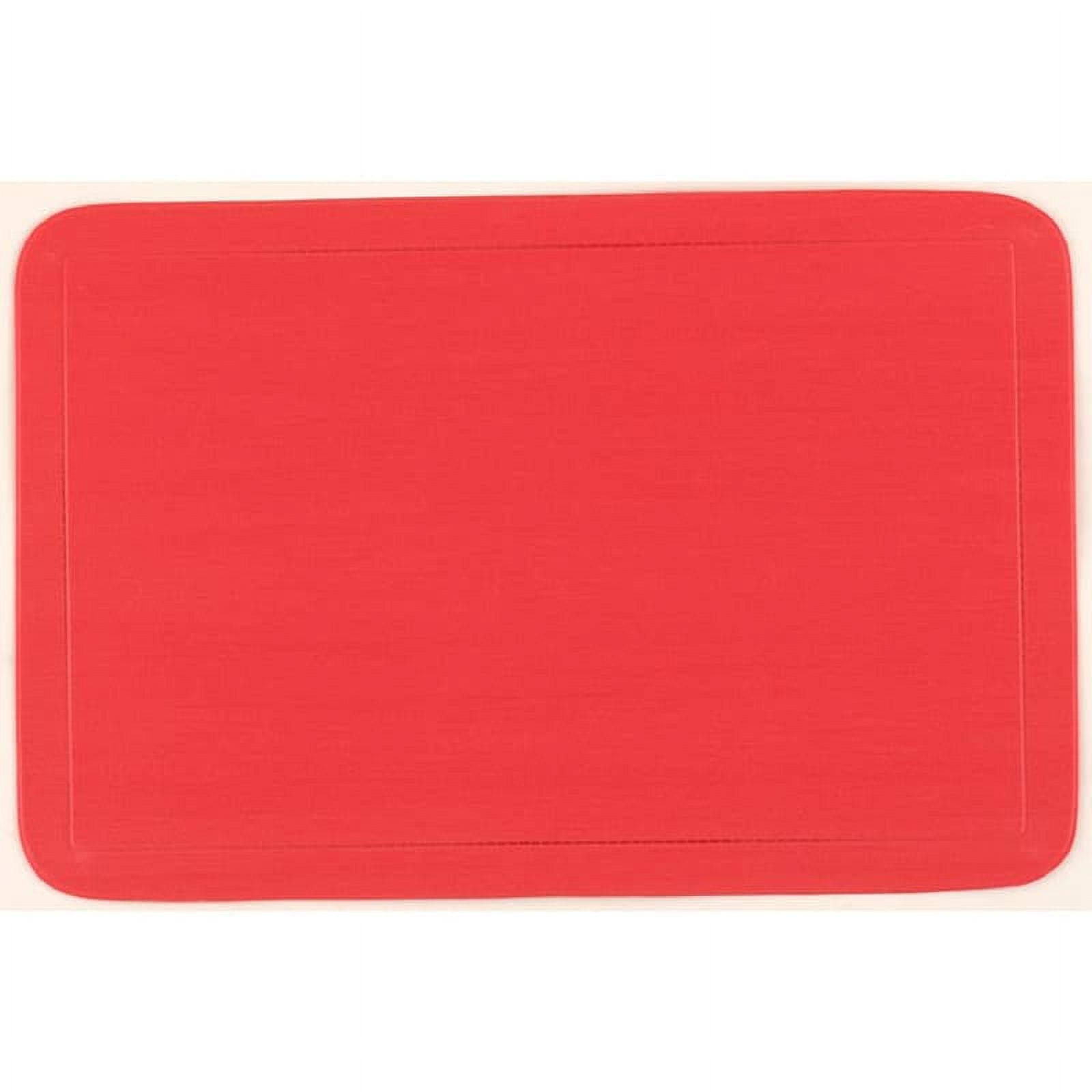 IH Casa Decor Plastic Placemat (Red) - Set of 12