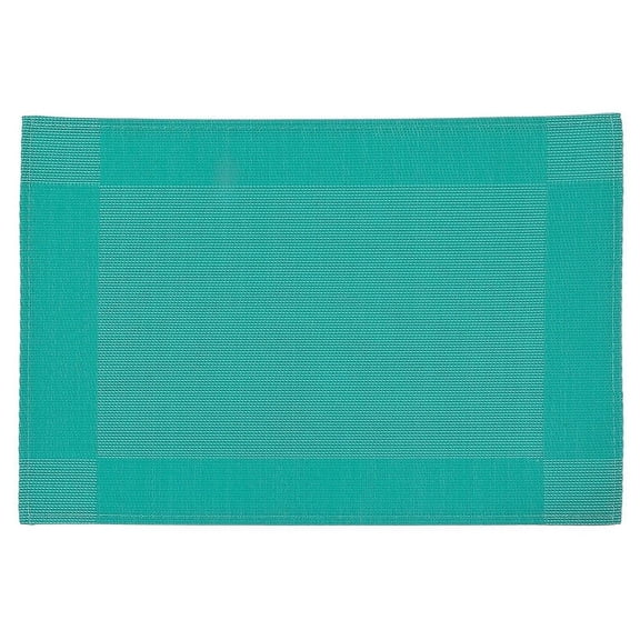 IH Casa Decor Vinyl Placemat (Classic) (Teal) - Set of 12