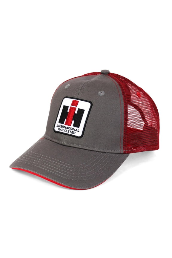 IH Logo Red & Charcoal Mesh Cap