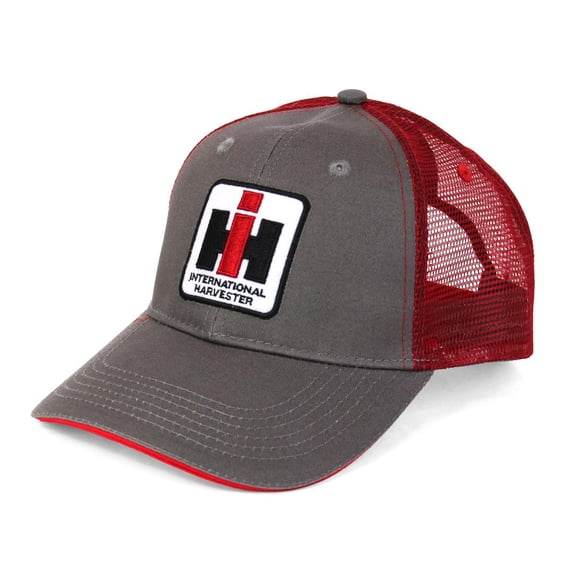 IH Logo Red & Charcoal Mesh Cap