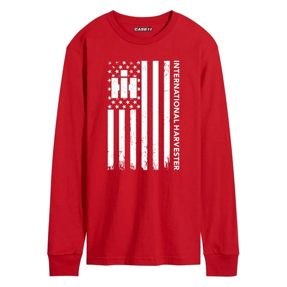 IH Logo Vertical Flag Men's Longsleeve T-Shirt D21133-LS