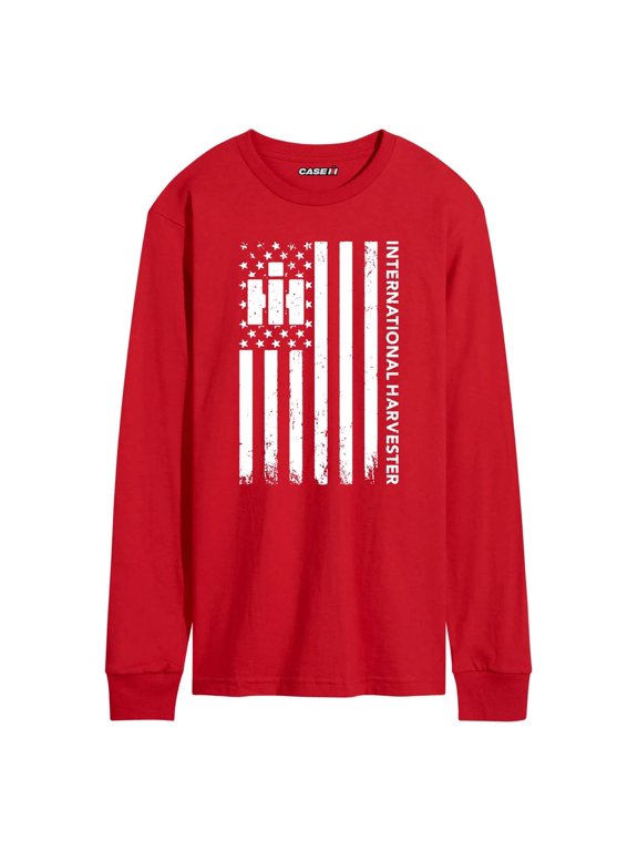 IH Logo Vertical Flag Men's Longsleeve T-Shirt D21133-LS