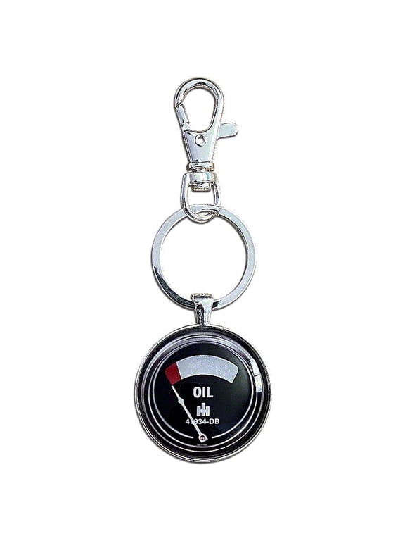 IH Oil Pressure Gauge Keychain Fits International Tractor