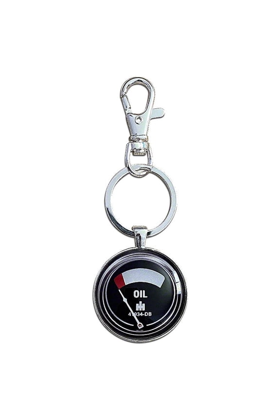 IH Oil Pressure Gauge Keychain Fits International Tractor
