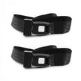thumbnail image 1 of IH Scout 1961-1980 Standard 2 Point Black Lap Bucket Seat Belt Kit - 2 Belts, 1 of 1