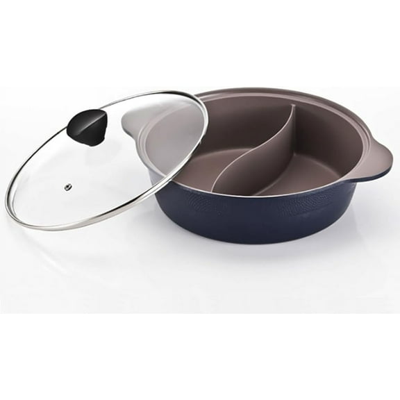 28 cm Double Coated Ceramic Stock Pot