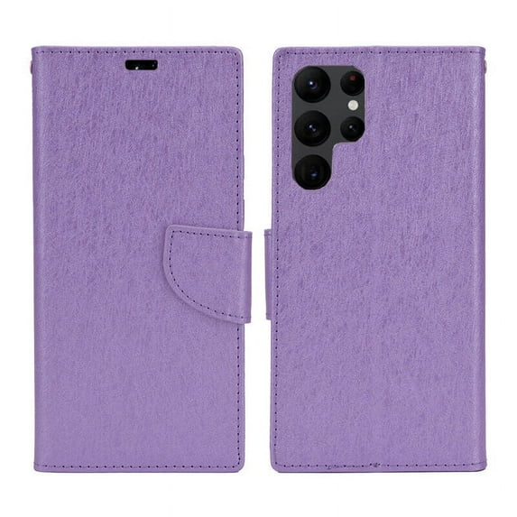 IH WIRELESS For Samsung Galaxy S22/Ultra /Plus Case, Leather Wallet Flip Case