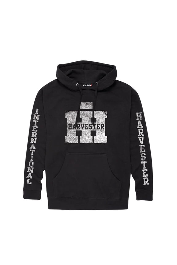 IH Weathered Distressed Logo Black Pull, D12753-BH