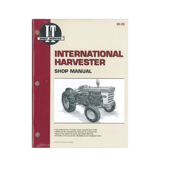 IH25 New Case / International Harvester Farmall Shop Manual 460 560 606 660 2606