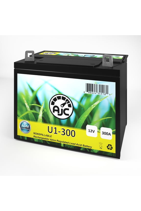 IHC Cub Garden 982 Cub Cadet U1 Lawn Mower and Tractor Battery - This Is an AJC Brand Replacement