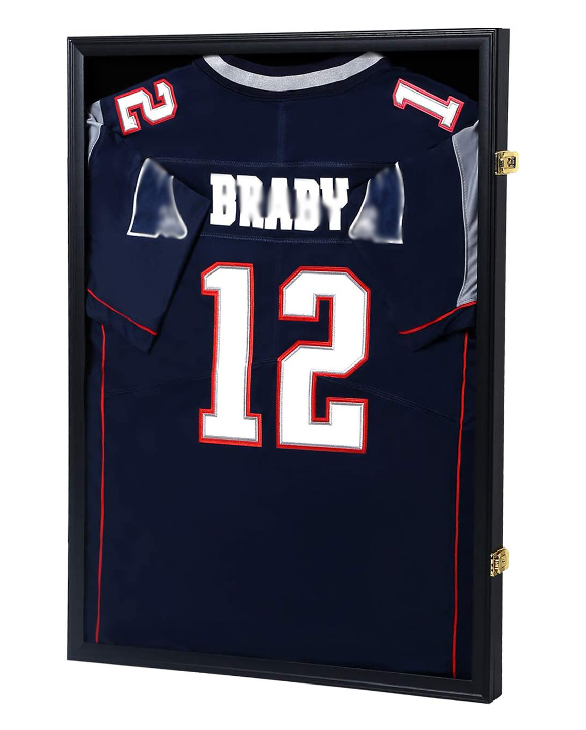 Cfowner Sports Jersey Display Case, Frame with Black Backing and Hanger