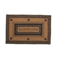 thumbnail image 1 of IHF Home Decor Star Black Rug, 1 of 3