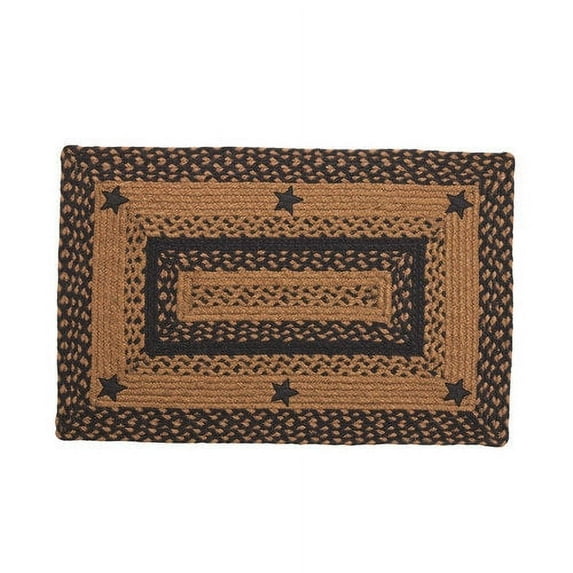 IHF Home Decor Star Black Rug