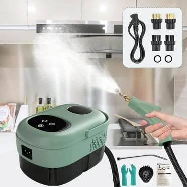 IHHIZLTT 2500W Handheld Steam Cleaner for Home, Car, Kitchen, Grout, Tile - Christmas Gifts (Green)