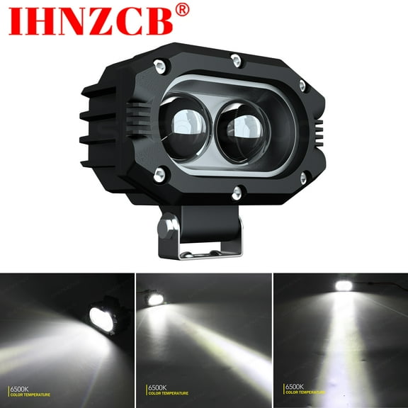 IHNZCB 1pc 4 Inch Led Work Light Pods Spot Fog Lamp White Driving Fog For Car Suv Atv Utv Offroad Truck Motorcycle,Y02