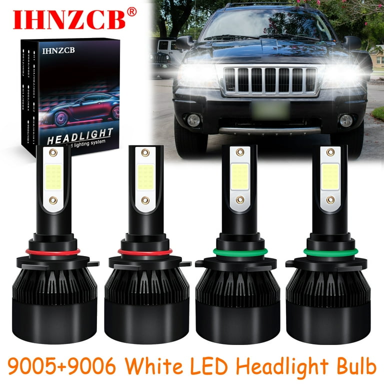 2004 jeep grand cherokee led headlight bulb discount