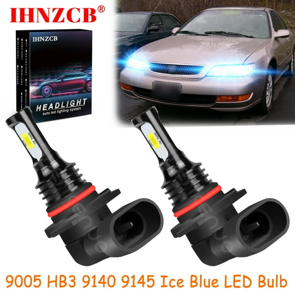 IHNZCB 9005 9140 9145 for Acura Cl Rl Tl Csx Tsx Mdx Ice Blue Led Headlights Bulb High Beam,HKL,Y11