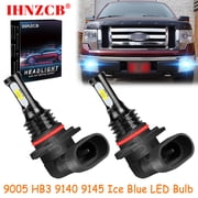 IHNZCB 9005 9140 9145 for Ford F150 F250 F350 Super Duty Ice Blue Led Fog Light Bulb,HKL,Y07