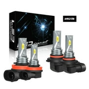 IHNZCB 9005 H11 LED Headlight High Beam Low Beam Bulbs Conversion Kit Super Bright White 6000K 4x