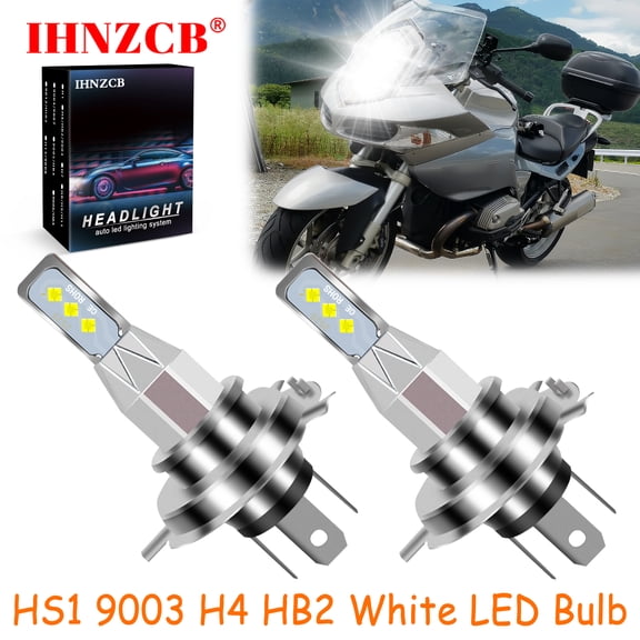 IHNZCB for BMW R850C R850R R100 R1100GS R1100R R1150R R1150RS R1200C R1200ST 2X HS1 9003 H4 HB2 LED Headlights Bulb 55W White LXB,Motorcycle Light,Y11