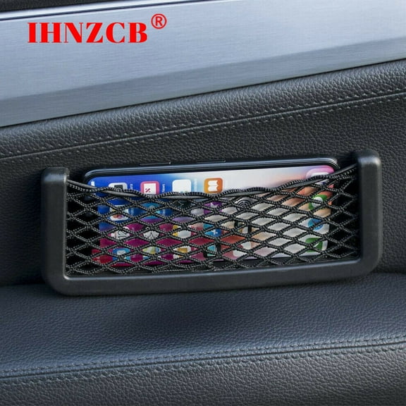 IHNZCB Back Car Rear Seat Back Side Trunk Cargo Net Organizer Cage Storage Pocket Bag Mesh US Stock
