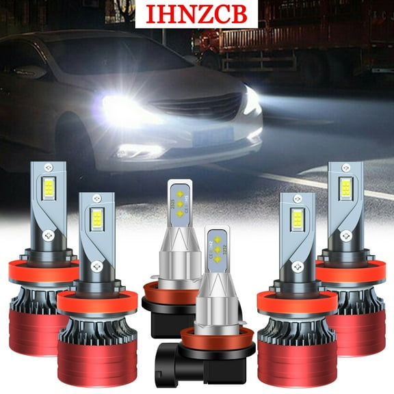 IHNZCB For Buick Verano 2012-2017 LED Headlight Bulb High Low Beam Fog Light White F5HQC