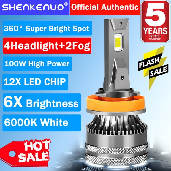 IHNZCB For Chevy Captiva Sport 2012-2015 6X LED Headlight Bulbs High Low Beam Fog Light White V15QC