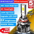 thumbnail image 1 of IHNZCB For Ford Escape 2013-2020 LED Headlights Bulbs 9005+H11 High Low Beam White QC, 1 of 11