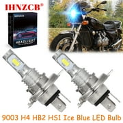 IHNZCB For Honda Goldwing GL1100 GL1100A GL1100I - 2X HS1 9003 H4 HB2 LED Headlights Bulb 55W Ice Blue YTL,Motorcycle Light,Y26