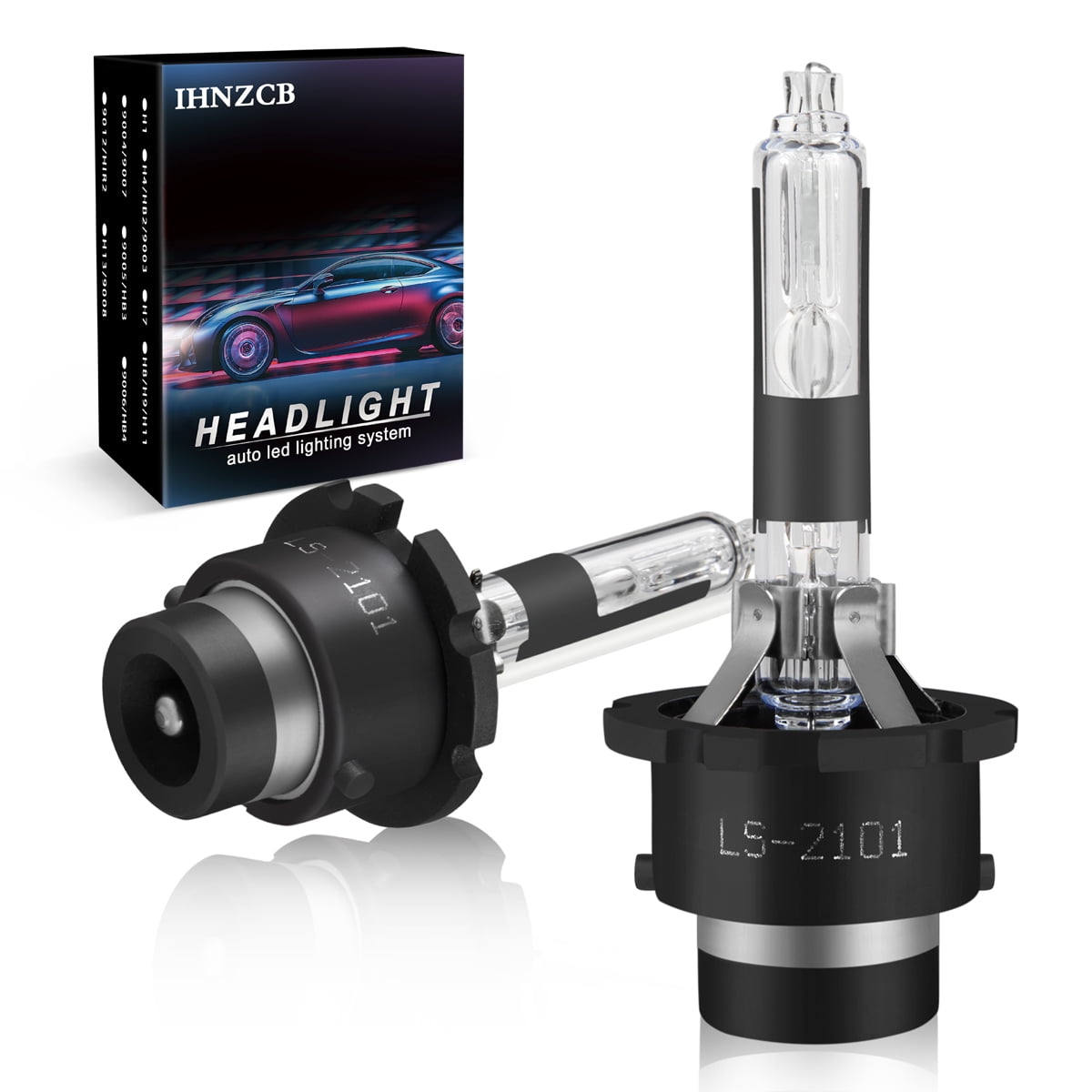 IHNZCB For Infiniti Qx56 2004-2010 - 2x D2r Hid Xenon White Headlight Bulbs Low Beam
