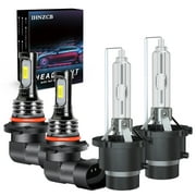 IHNZCB For Toyota Prius 2006-2009 - D4s Hid Xenon Headlight Bulb Hi Lo Beam + Fog Light
