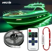 IHNZCB Green Flexible LED Boat Light Strip Deck Waterproof 12v Bedroom Outdoor Indoor Decor